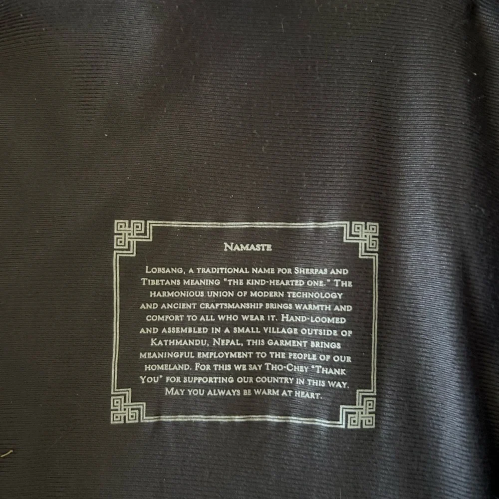 Patterned Jacket with Shearling Collar - Picture 3 of 3